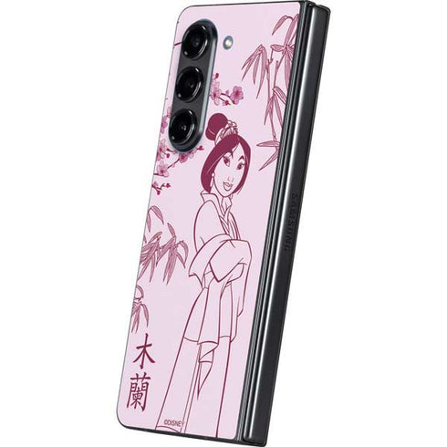 Disney Mulan Character Art Galaxy Z Fold5 5G Skin