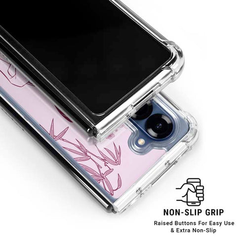 Disney Mulan Character Art Galaxy Z Fold7 Clear Case