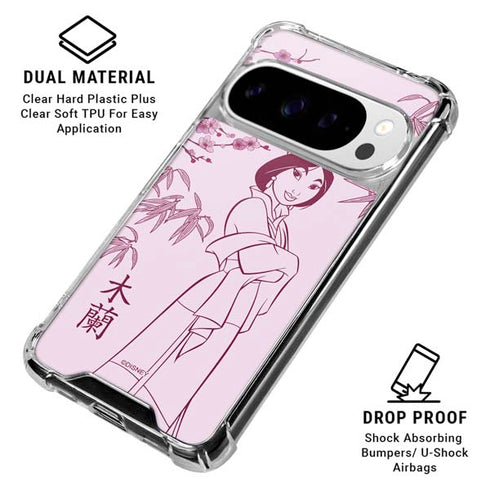 Disney Mulan Character Art Google Pixel 10 Pro XL Clear Case
