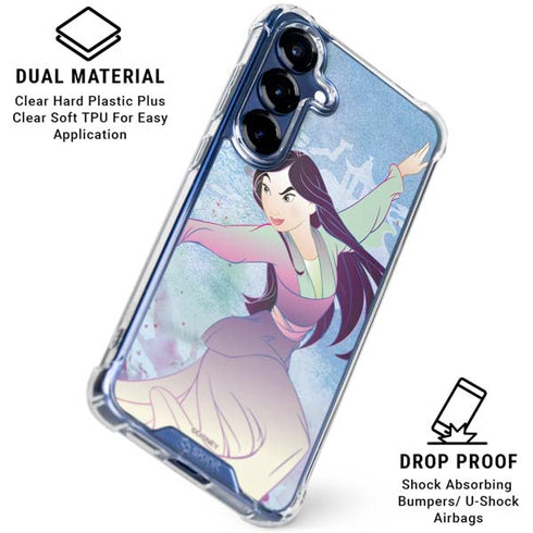 Disney Mulan In Training Galaxy S25 Plus Clear Case