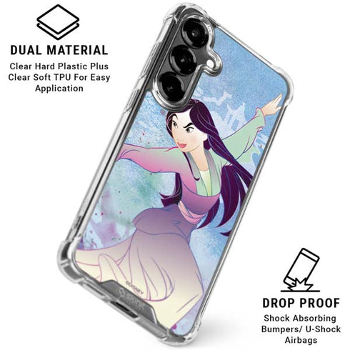 Disney Mulan In Training Galaxy S26 Clear Case