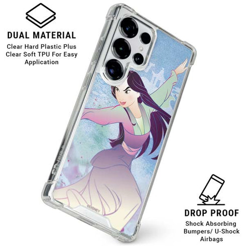 Disney Mulan In Training Galaxy S26 Ultra Clear Case
