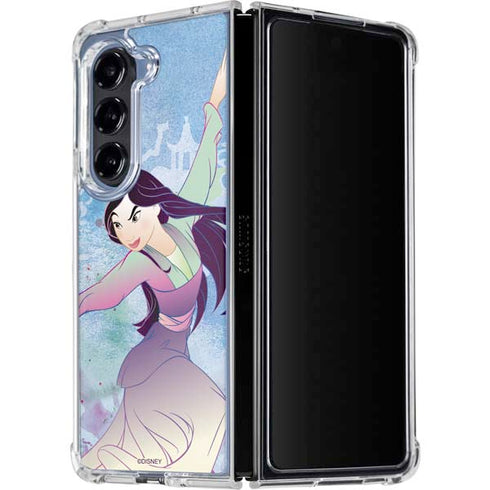 Disney Mulan In Training Galaxy Z Fold5 5G Clear Case
