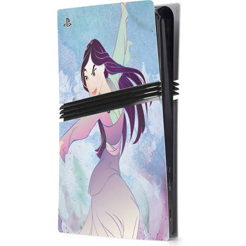Disney Mulan In Training PS5 Pro Console Skin