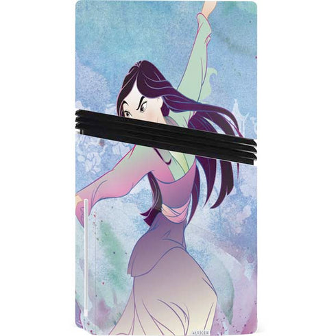 Disney Mulan In Training PS5 Pro Disk Console Skin