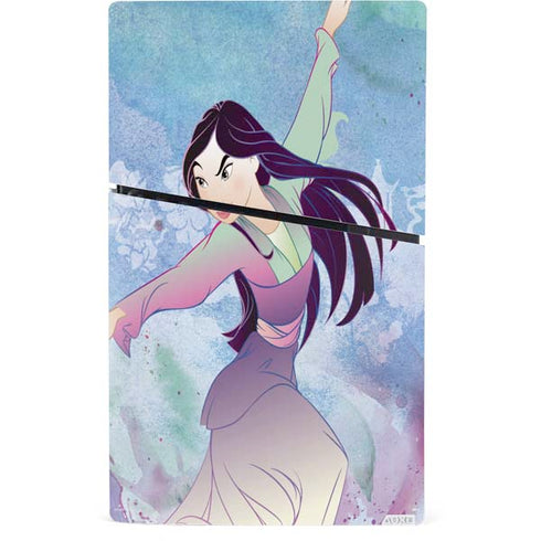 Disney Mulan In Training PS5 Slim Digital Edition Console Skin