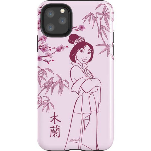 Disney Mulan Character Art iPhone Cases