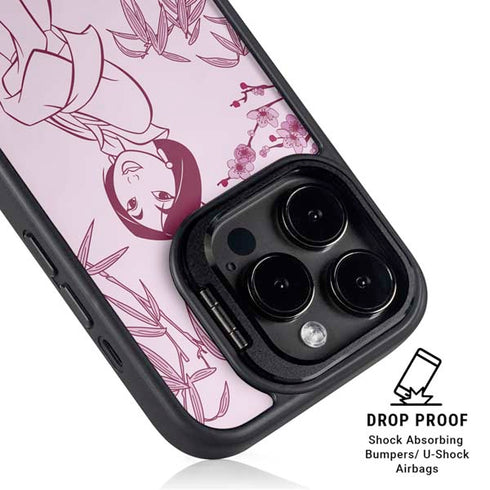 Disney Mulan Character Art iPhone 13 Pro Max Kickstand Case