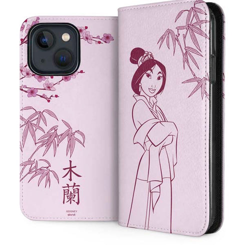 Disney Mulan Character Art iPhone 14 Folio Case