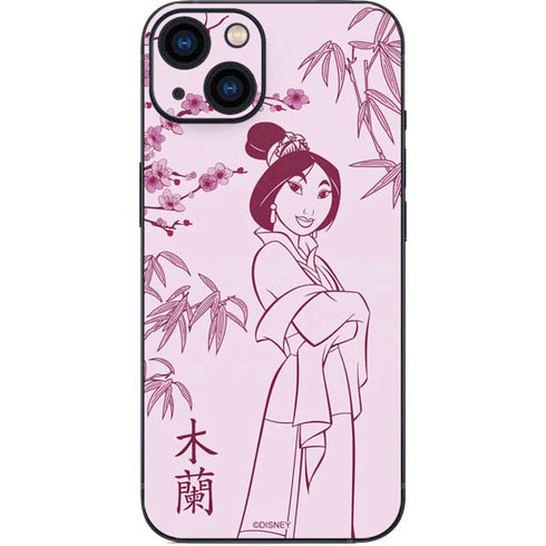 Disney Mulan Character Art iPhone Skins