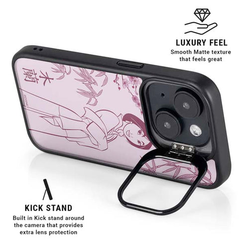 Disney Mulan Character Art iPhone 15 Kickstand Case