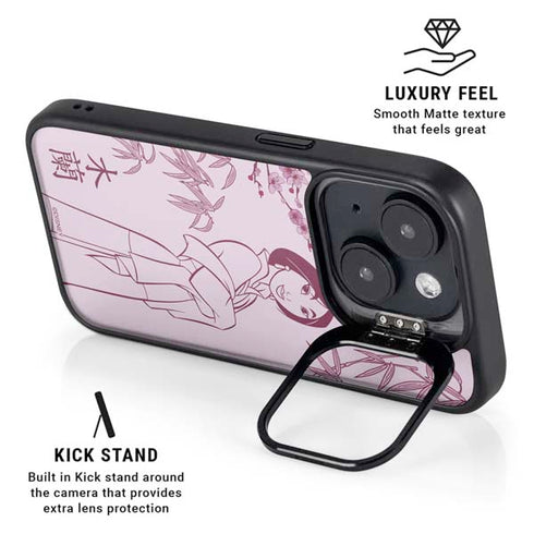 Disney Mulan Character Art iPhone 15 Plus Kickstand Case