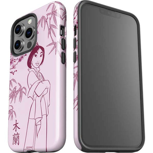 Disney Mulan Character Art iPhone 15 Pro Impact Case