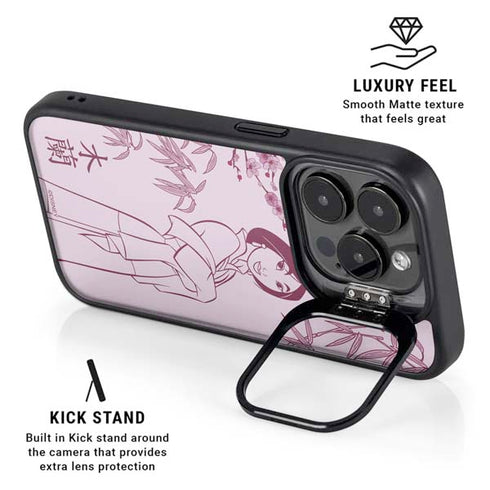 Disney Mulan Character Art iPhone 15 Pro Max Kickstand Case