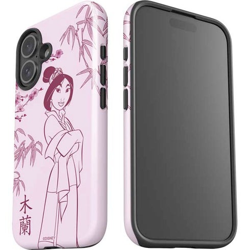 Disney Mulan Character Art iPhone 16 Plus Impact Case