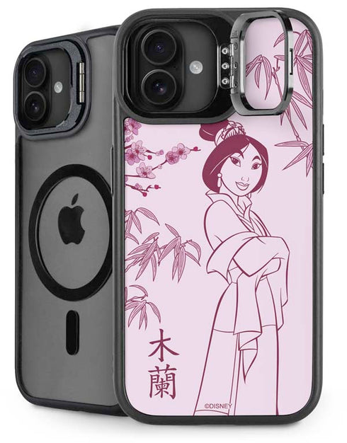 Disney Mulan Character Art iPhone 16 Plus Kickstand Case