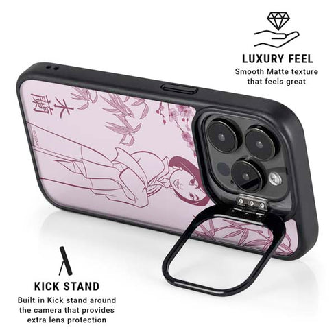Disney Mulan Character Art iPhone 16 Pro Kickstand Case