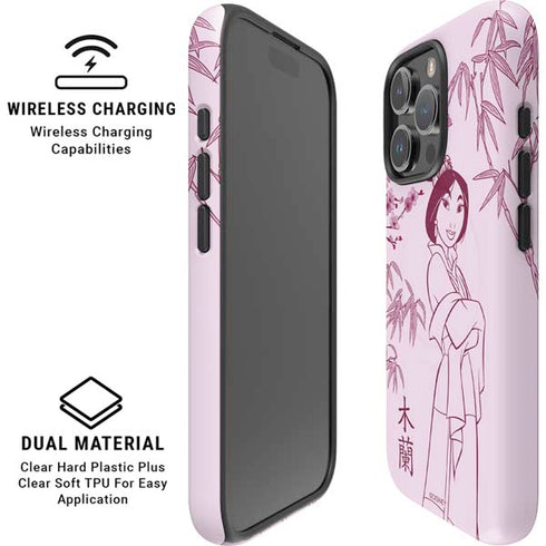 Disney Mulan Character Art iPhone 16 Pro Magsafe Impact Case