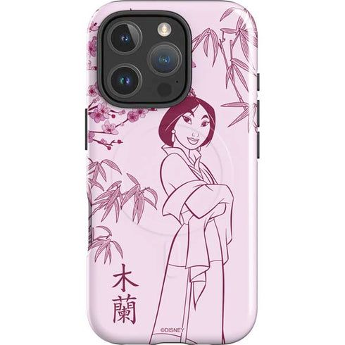 Disney Mulan Character Art iPhone 16 Pro Max Magsafe Impact Case
