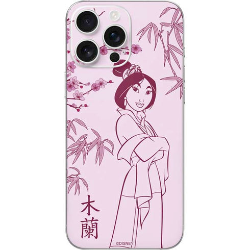 Disney Mulan Character Art iPhone 16 Pro Max Skin