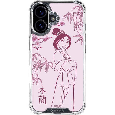 Disney Mulan Character Art iPhone 17 Clear Case