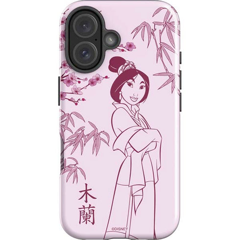 Disney Mulan Character Art iPhone 17 Impact Case