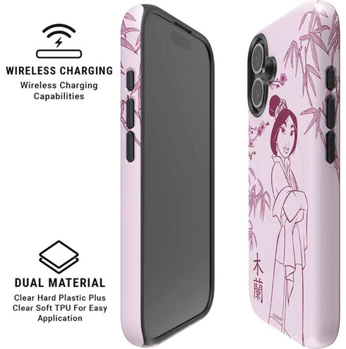 Disney Mulan Character Art iPhone 17 Magsafe Impact Case