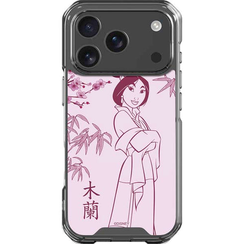 Disney Mulan Character Art iPhone 17 Pro Clear Case