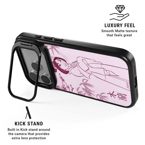 Disney Mulan Character Art iPhone 17 Pro Kickstand Case