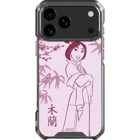 Disney Mulan Character Art iPhone 17 Pro Max Clear Case