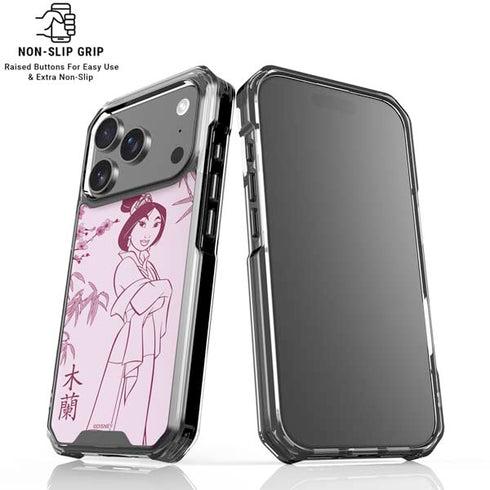 Disney Mulan Character Art iPhone 17 Pro Max Clear Case