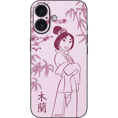 Disney Mulan Character Art iPhone 17 Skin