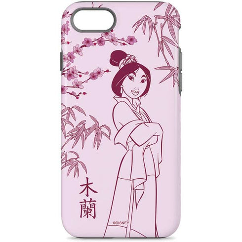 Disney Mulan Character Art iPhone Cases