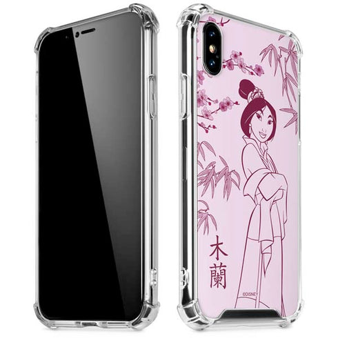 Disney Mulan Character Art iPhone X/XS Clear Case