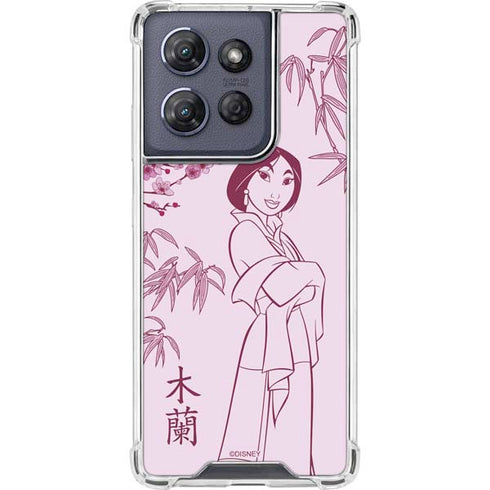 Disney Mulan Character Art Moto G 5G (2025) Clear Case
