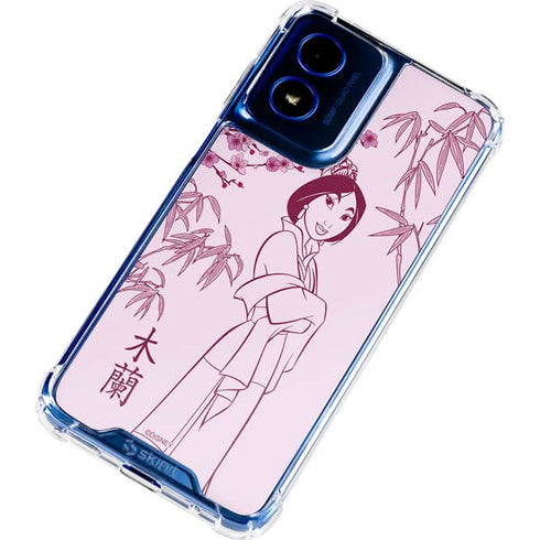 Disney Mulan Character Art Moto G Play 4G (2024) Clear Case