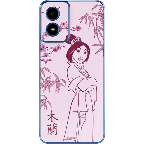 Disney Mulan Character Art Moto G Play 4G (2024) Skin