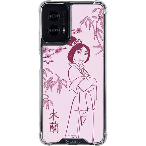 Disney Mulan Character Art Moto G Power 5G (2024) Clear Case