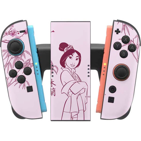 Disney Mulan Character Art Nintendo Switch 2 (2025) Joy-Con Controller Skin