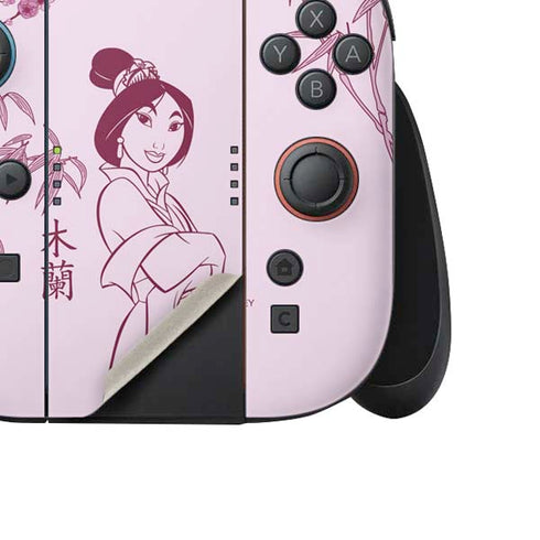 Disney Mulan Character Art Nintendo Switch 2 (2025) Joy-Con Controller Skin