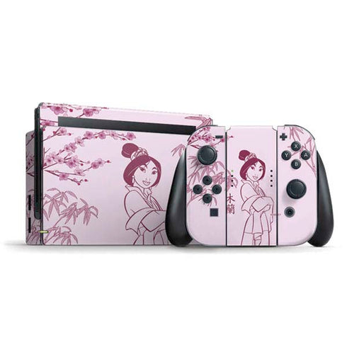 Disney Mulan Character Art Nintendo Skins