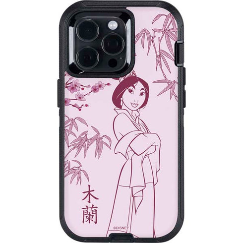 Disney Mulan Character Art Otterbox Defender iPhone Skin