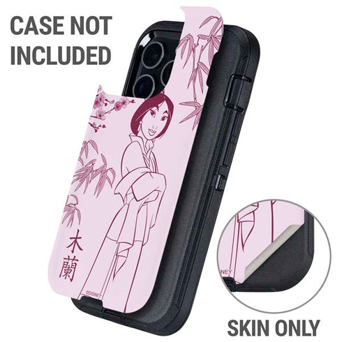 Disney Mulan Character Art Otterbox Defender iPhone Skin