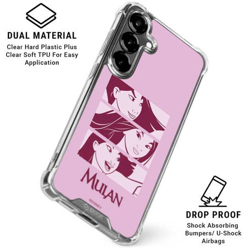 Disney Mulan Personalities Galaxy S26 Clear Case