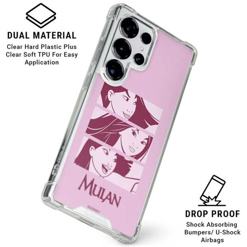 Disney Mulan Personalities Galaxy S26 Ultra Clear Case