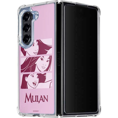 Disney Mulan Personalities Galaxy Z Fold5 5G Clear Case