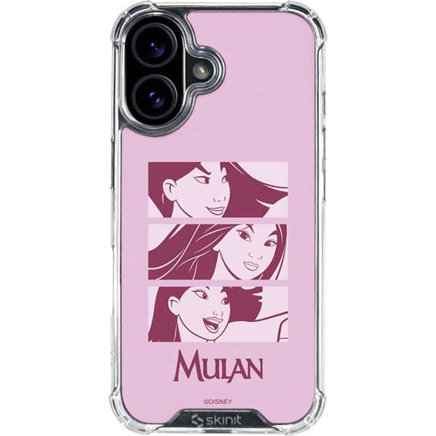 Disney Mulan Personalities iPhone 16 Plus Clear Case