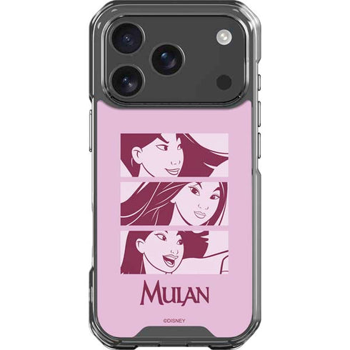 Disney Mulan Personalities iPhone 18 Pro Clear Case