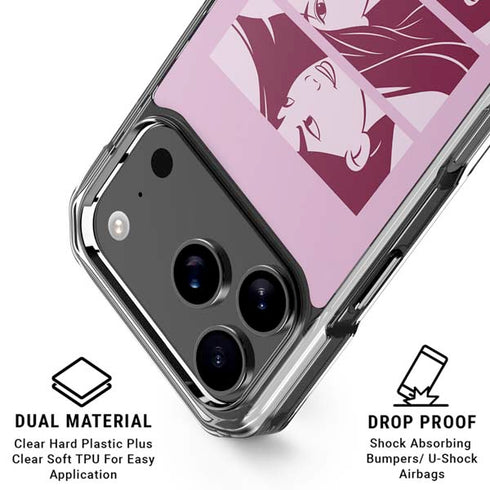 Disney Mulan Personalities iPhone 18 Pro Clear Case