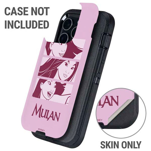 Disney Mulan Personalities Otterbox Defender iPhone Skin